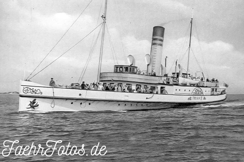FRISIA IV - ex HOHENZOLLERN - 1909-1944 - Postkarte im Album